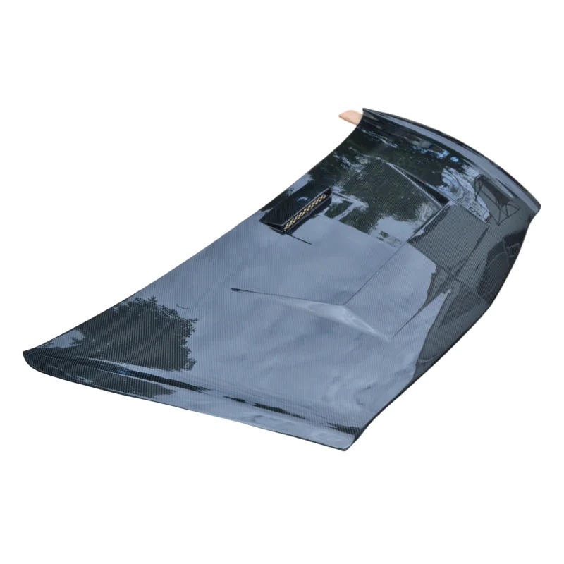 New Carbon Fiber Engine Hood for Jazz Fit 2004-2008 Auto Bonnet Cover